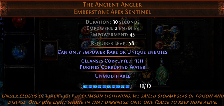 The Ancient Angler Emberstone Apex Sentinel