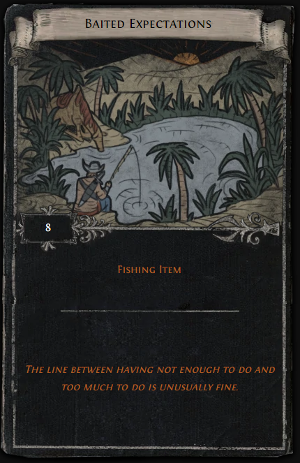 Baited Expectations Divination Card