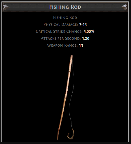 Fishing Rod Base Item