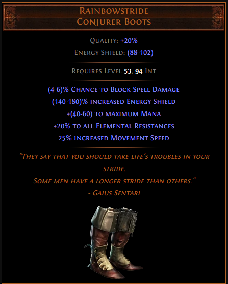 Rainbowstride Conjurer Boots