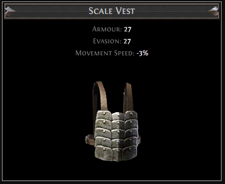 Item Base, Scale Vest