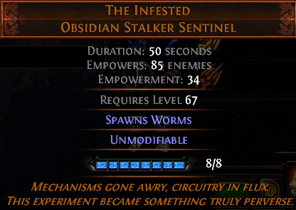 The Infested Obsidian Stalker Sentinel